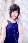 headphones minatsuki_naru swimsuit wristband rating:Safe score:0 user:pixymisa