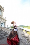 beatrice braid choker cosplay gown orange_hair saku umineko_no_naku_koro_ni rating:Safe score:0 user:nil!