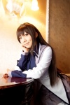 akemi_homura blouse cosplay hairband hanamura_misaki pleated_skirt puella_magi_madoka_magica skirt rating:Safe score:0 user:nil!