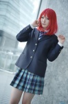 blazer blouse cosplay love_live!_school_idol_project misaki nishikino_maki pleated_skirt red_hair school_uniform skirt rating:Safe score:1 user:nil!