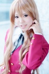 aisaka_taiga ai_(vi) blazer blonde_hair blouse cosplay ribbon_tie school_uniform toradora! rating:Safe score:0 user:pixymisa