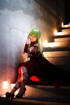 cc cleavage code_geass cosplay gown green_hair laces momose_riyu rating:Safe score:0 user:nil!