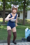 2channel anaroguma antenna bear_head cosplay pantyhose pochi swimsuit thighhighs rating:Safe score:1 user:pixymisa