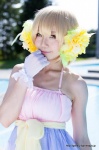 blonde_hair cosplay dress flowers gloves meto miniskirt original skirt tiered_skirt rating:Safe score:0 user:pixymisa