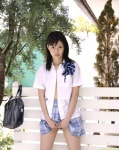 blouse dgc_0892 open_clothes pleated_skirt school_uniform skirt skirt_lift tsukasa_aoi rating:Safe score:0 user:nil!