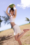 bikini_top croptop dgc_0916 matsumaka_minami miniskirt ponytail skirt swimsuit tank_top rating:Safe score:1 user:nil!