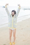 beach bikini_bottom hoodie komatsu_ayaka ocean swimsuit wanibooks_64 rating:Safe score:0 user:nil!
