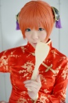 cosplay gintama hair_pods kagura kousaka_yun mandarin_suit orange_hair rating:Safe score:0 user:nil!