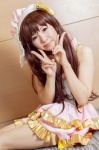 aya_(vi) cosplay dress headscarf idolmaster idolmaster_cinderella_girls shimamura_uzuki rating:Safe score:0 user:nil!