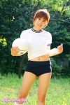 buruma costume gym_uniform kneesocks ponytail shigemori_satome shirt_lift shorts tshirt rating:Safe score:0 user:nil!