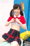 bikini_top haduki_ran pleated_skirt polo shirt_lift skirt swimsuit twintails rating:Safe score:0 user:nil!
