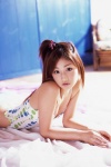 bed bikini_top camisole cleavage feminine_02 ogura_yuuko ponytail swimsuit rating:Safe score:0 user:nil!