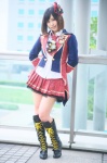akb48 blouse boots cosplay endou_sora hairbow jacket kneehighs maeda_atsuko_(cosplay) miniskirt skirt vest rating:Safe score:3 user:nil!