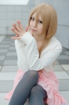 blonde_hair cardigan cosplay dress kazuha pantyhose tagme_character tagme_series rating:Safe score:0 user:nil!