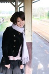 blouse jacket mao pleated_skirt scarf skirt rating:Safe score:0 user:nil!