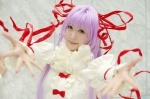 al_azif cosplay demonbane dress purple_hair ribbons tsugihagi_mishin rating:Safe score:0 user:nil!