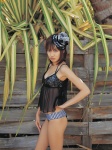 bikini_bottom cleavage minami_akina swimsuit top_hat rating:Safe score:0 user:nil!