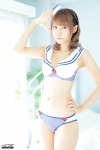 4k-star_311 bikini braid kotobuki_erika sailor_hat swimsuit rating:Safe score:0 user:nil!