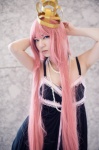 cosplay crown dress megurine_luka necklace pink_hair shirato_miyuki vocaloid rating:Safe score:0 user:pixymisa