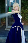 blonde_hair braid cosplay dress fate/series fate/stay_night maropapi saber sword rating:Safe score:0 user:nil!