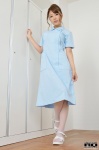 dress hairbun mizuno_nanako nurse nurse_uniform pantyhose rq-star_745 white_legwear rating:Safe score:0 user:nil!
