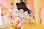 animal_ears blouse cake cat_ears cosplay gokou_ruri jumper kuro_neko_o_kigae_suru mike ore_no_imouto_ga_konna_ni_kawaii_wake_ga_nai purple_hair rating:Safe score:0 user:nil!