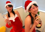 dress enjoy_play glasses santa_costume stocking_cap tokito_ami rating:Safe score:0 user:nil!
