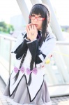 akemi_homura blouse cosplay glasses hairband miniskirt puella_magi_madoka_magica skirt twin_braids yaya rating:Safe score:0 user:nil!
