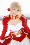 blonde_hair braid cosplay dress fate/series fate/stay_night kamui_arisa red_moon saber rating:Safe score:0 user:nil!
