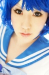 bishoujo_senshi_sailor_moon blue_hair cosplay mercury_&_mars mizuno_ami sailor_mercury sailor_uniform saku school_uniform rating:Safe score:0 user:nil!