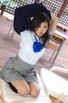 blouse costume kneesocks matsayama_nagisa pleated_skirt school_uniform shirt_lift skirt sweater rating:Safe score:0 user:nil!