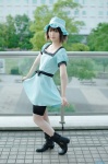 boots cosplay dress dress_lift hat kuuya shiina_mayuri shorts steins;gate rating:Safe score:1 user:nil!