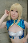 blonde_hair cosplay croptop fate/series fate/stay_night maropapi saber rating:Safe score:0 user:pixymisa