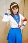 armband cosplay hairband hair_ribbons kikiwan sailor_uniform school_uniform suzumiya_haruhi suzumiya_haruhi_no_yuuutsu rating:Safe score:0 user:pixymisa