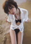 beach bikini blouse cleavage mariko_2010 open_clothes shinoda_mariko swimsuit wet rating:Safe score:2 user:nil!