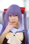 cosplay natsume_megumi primula purple_hair sailor_uniform school_uniform shuffle! twin_braids vest rating:Safe score:1 user:nil!