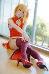 ayana cosplay orange_hair original pantyhose qipao shii thighhighs twintails rating:Safe score:5 user:nil!