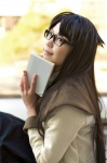 book coat cosplay glasses kaieda_kae read_or_die yomiko_readman rating:Safe score:1 user:pixymisa