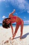 beach bikini cleavage minami_akina ocean side-tie_bikini striped swimsuit vjy_71 rating:Safe score:0 user:nil!