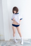 buruma cosplay gym_uniform kneesocks miu_(iii) original shirt_lift shorts tshirt rating:Safe score:3 user:nil!