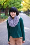 sayaka scarf shorts sweater rating:Safe score:0 user:nil!