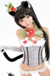 animal_ears black_legwear cat_ears corset cosplay elbow_gloves gloves necoco original oshogatsu-chan oshogatsu-chan_(phot) panties side_ponytail tail rating:Safe score:1 user:nil!