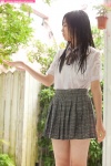 blouse nishino_koharu pleated_skirt rain school_uniform skirt wet rating:Safe score:0 user:nil!