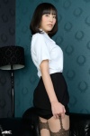 4k-star_308 blouse hamada_yuri miniskirt pantyhose sheer_legwear skirt skirt_lift rating:Safe score:0 user:nil!