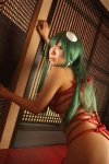 bound cosplay green_hair hanamura_misaki kochiya_sanae miko rope touhou touhou_kinbauchou rating:Safe score:1 user:nil!