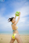 ass beach beach_ball bikini minami_yui misty_290 ocean side-tie_bikini swimsuit rating:Safe score:1 user:nil!