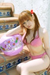 asuka_shuurai!! bikini cleavage cosplay neon_genesis_evangelion side-tie_bikini soryu_asuka_langley swimsuit twintails usa_hinako rating:Safe score:1 user:nil!
