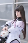 akemi_homura blouse cosplay hairband miniskirt popuri puella_magi_madoka_magica skirt rating:Questionable score:0 user:nil!