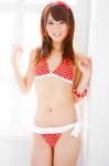 bathroom bikini hairband sato_yukari side-tie_bikini swimsuit rating:Safe score:1 user:nil!