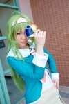 blouse cosplay green_hair hairband mask miniskirt natsume_(ii) skirt star_driver watanabe_kanako rating:Safe score:0 user:pixymisa
